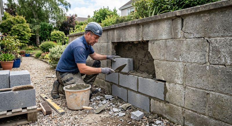 Block Wall Repair in Lawton, IA