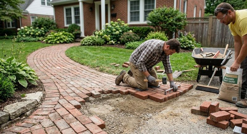 Brick Driveway Repair in Sioux City, IA