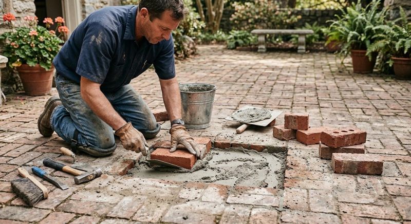 Brick Flatwork Repair in North Sioux City, SD