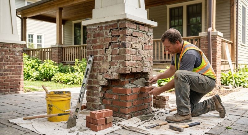 Brick Restoration in North Sioux City, SD
