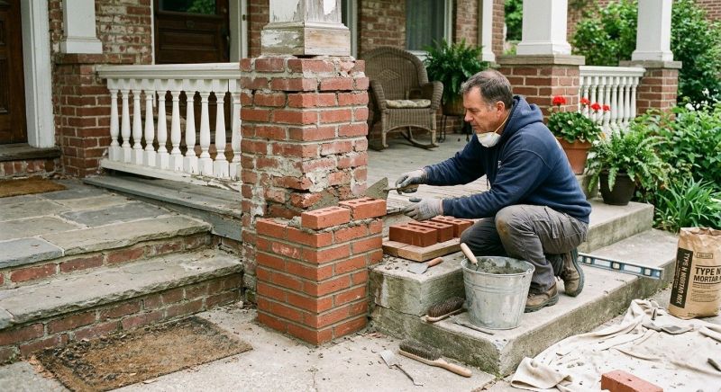 Brick Stairs Repair in Sioux City, IA