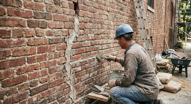 Brick Wall Repair in Lawton, IA