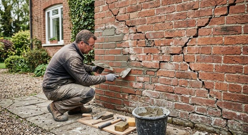 Brick Wall Repair in North Sioux City, SD