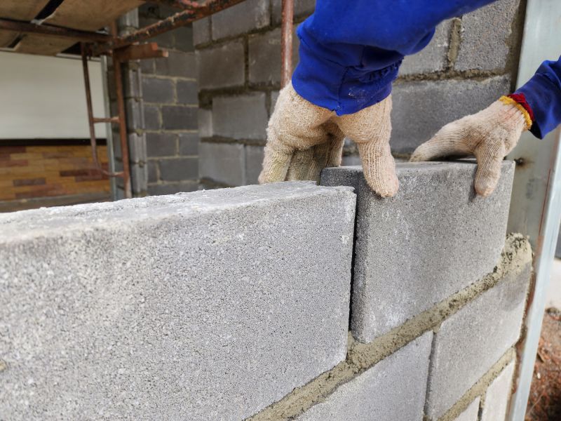 Concrete Block Wall Repair in Sioux City, IA