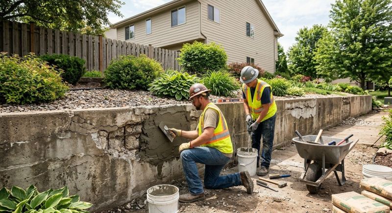 Retaining Wall Repair in Lawton, IA