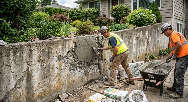 Retaining Wall Repair in South Sioux City, NE