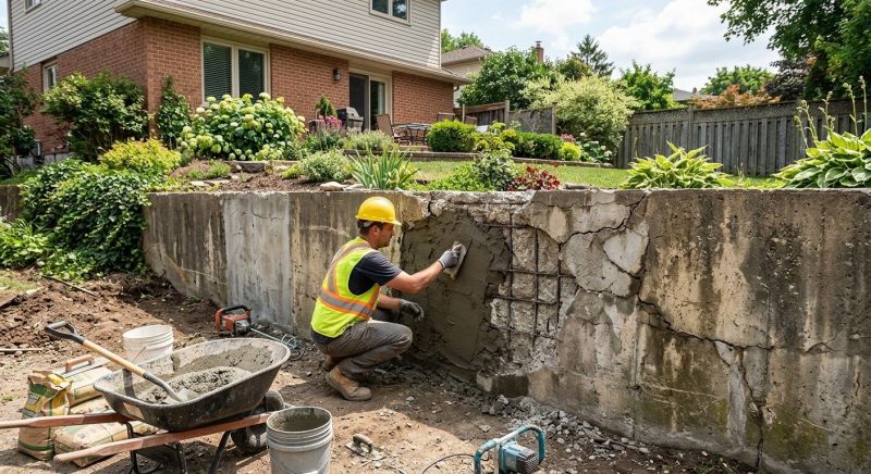 Retaining Wall Repair in South Sioux City, NE
