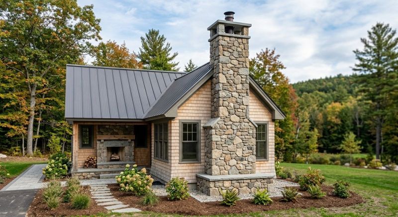 Stone Chimney Installation in Kingsley, IA