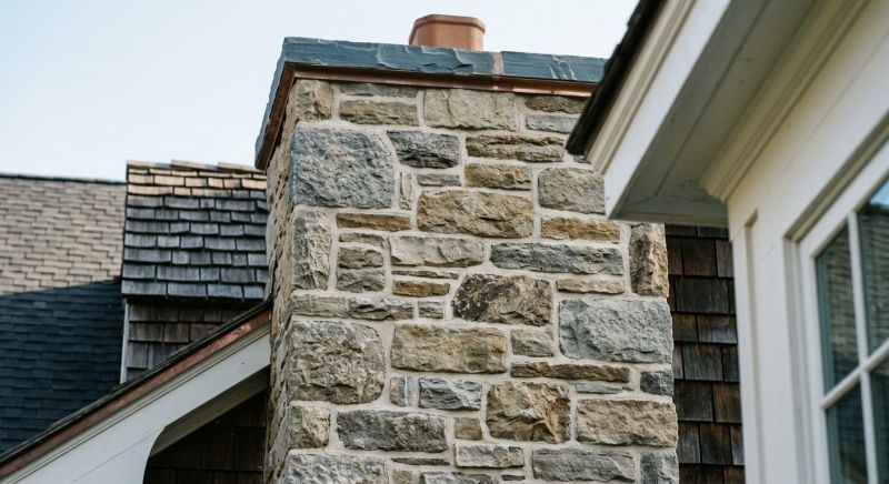 Stone Chimney Installation in North Sioux City, SD
