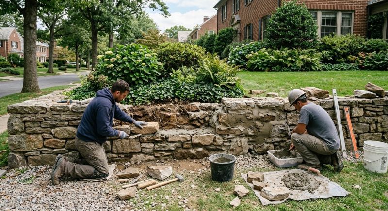 Stone Column Repair in Sioux City, IA