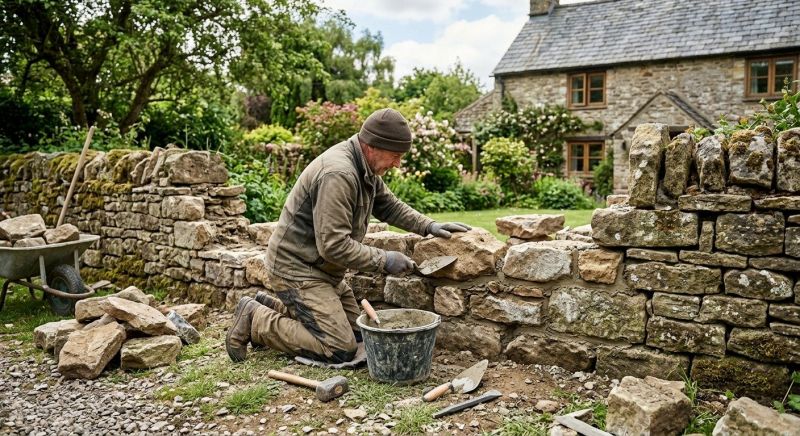 Stone Wall Repair in Sioux City, IA