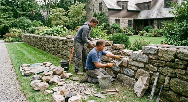 Stone Wall Repair in Sioux City, IA