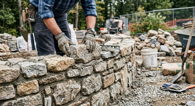 Stonework Installation in Lawton, IA